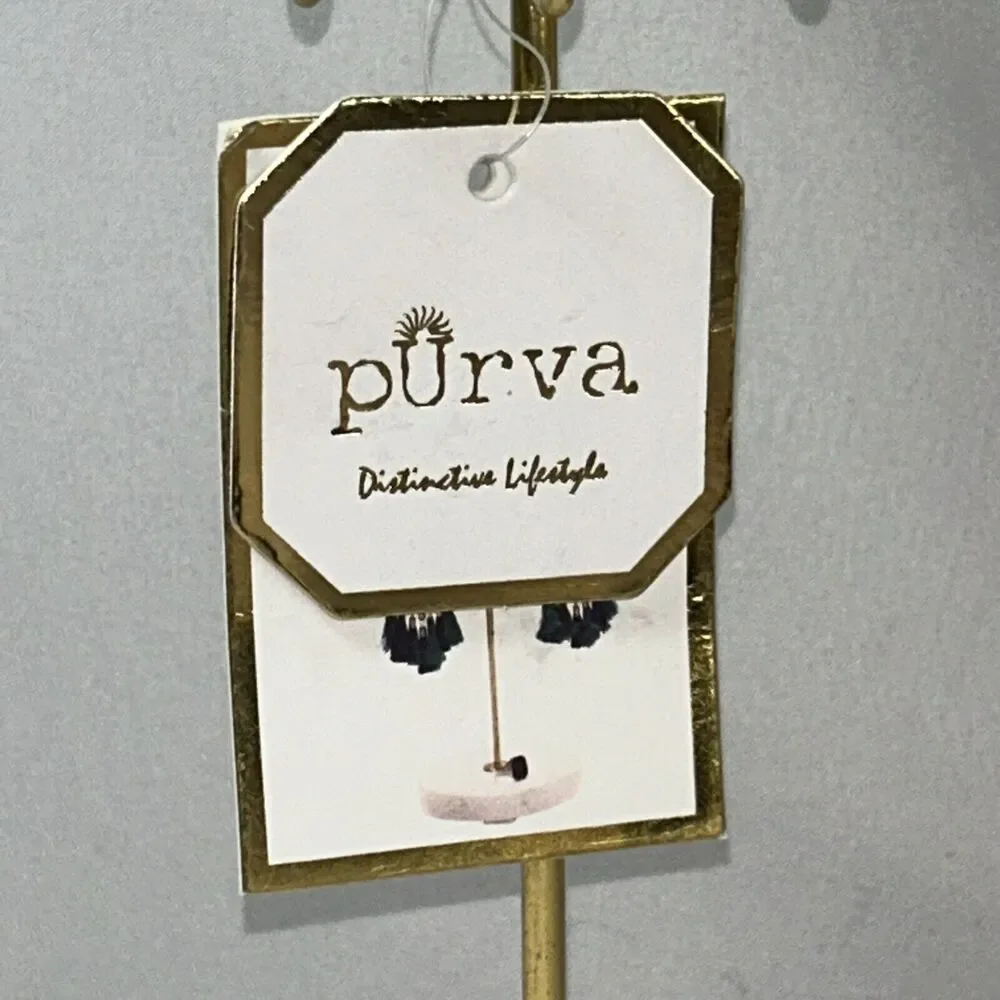 Purva Magic Eye Golden Jewelry Mirror Display New With Tags Marble Base